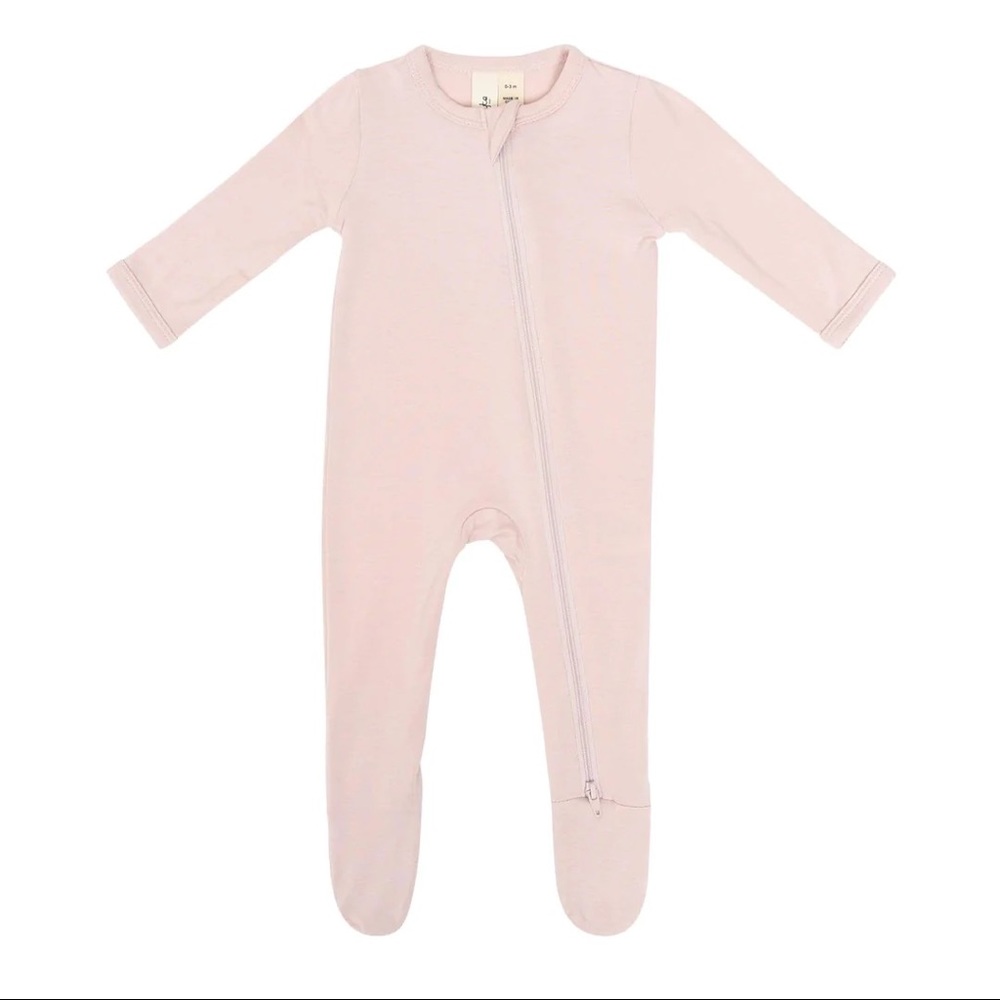 Kyte Baby Zippered Footie in Blush